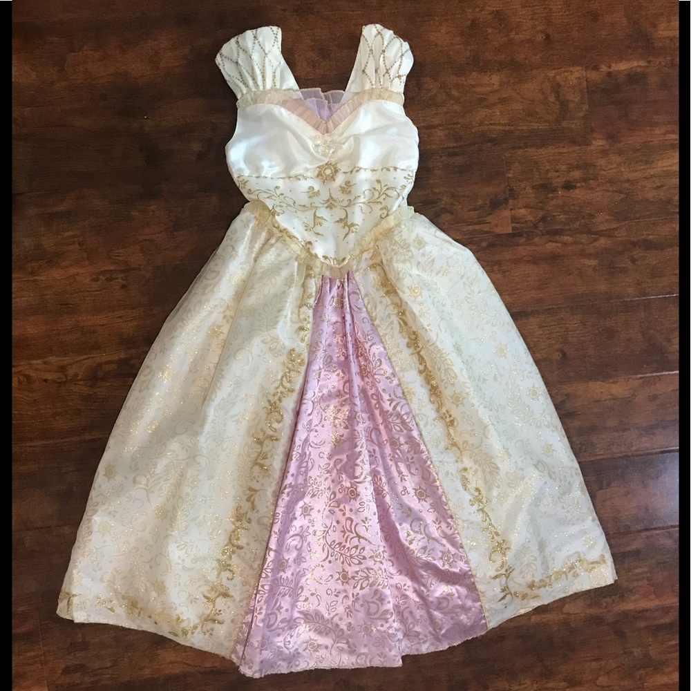 RARE Disney Tangled Rapunzel Wedding Dress 7/8